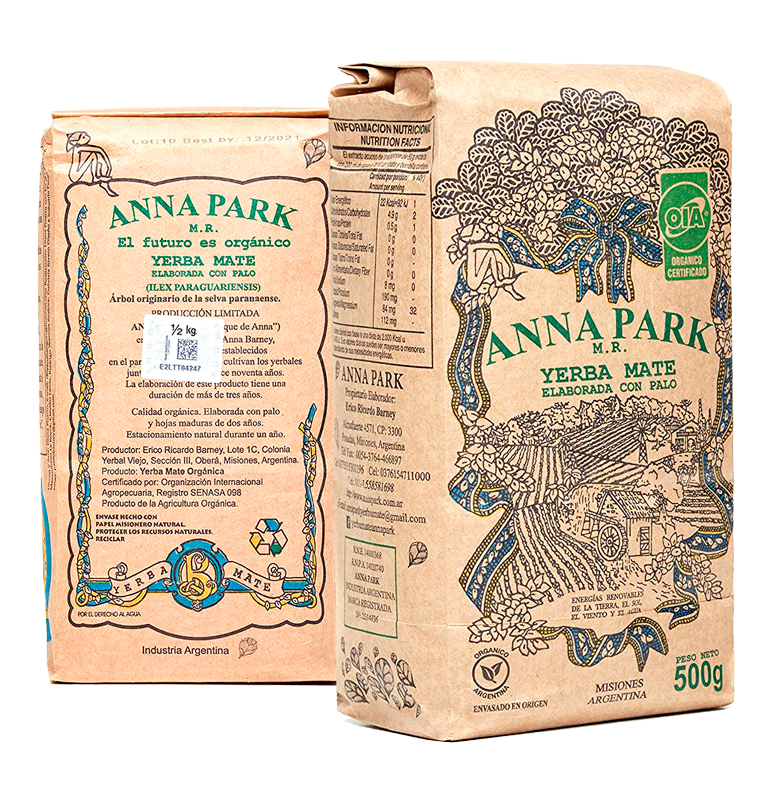 Anna Park Yerba Mate Certified Organic 500 g / 1.1 lb